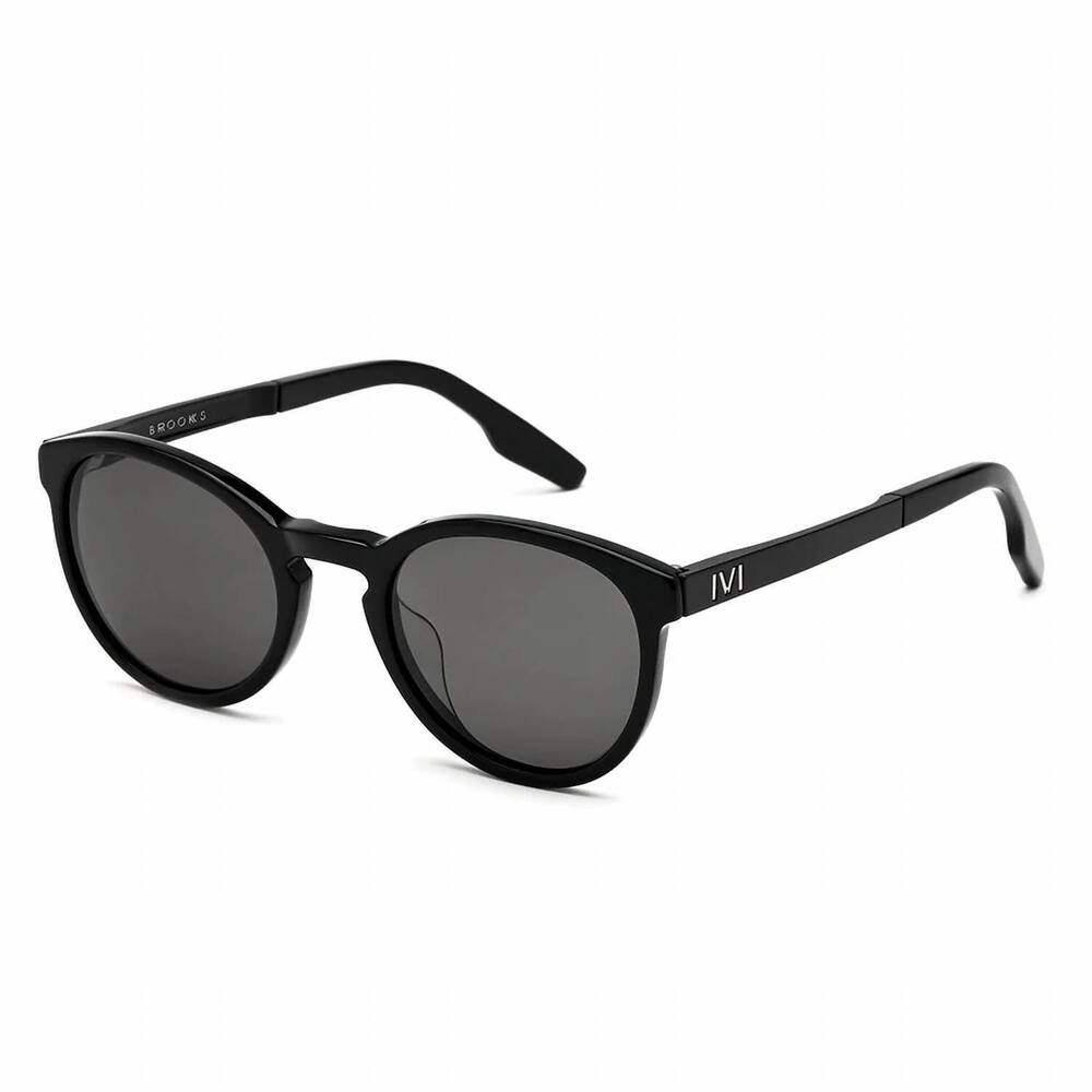 NEW IVI VISION women's brooks sunglasses in polished black/brushed black/grey po